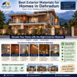 best exterior materials for homes in Dehradun