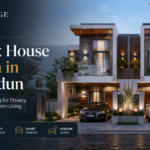 Modern duplex house design in Dehradun by Heritage Architects