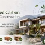 Embodied Carbon in Home Construction in Dehradun showing low-carbon concrete, steel, local materials and sustainable home design