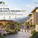 Senior Living Architecture in Dehradun with accessible retirement homes, landscaped walking paths and community spaces