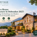 Adaptive Reuse Architecture in Dehradun transforming an old building into a modern sustainable space